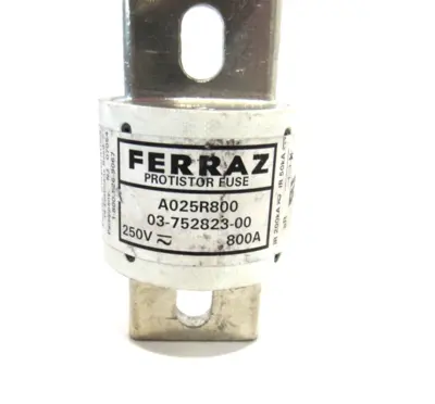 LOT OF 2 NEW FERRAZ SHAWMUT A025R800 FUSES