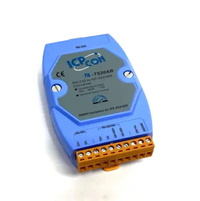 USED ICP DAS RS-232 TO RS-422/RS-485 CONVERTER, DIN MOUNT