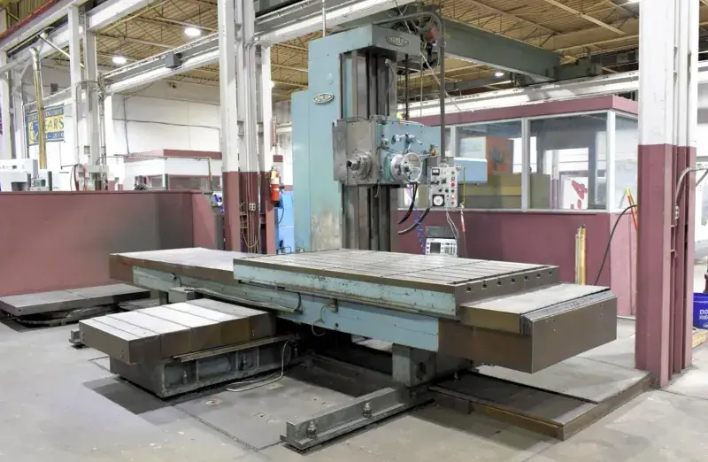 Used NOMURA P-100WP 4" TABLE TYPE HORIZONTAL BORING MILL Horizontal Table Type Boring Mills Ohio US | Yoder Brothers machinery #1343352