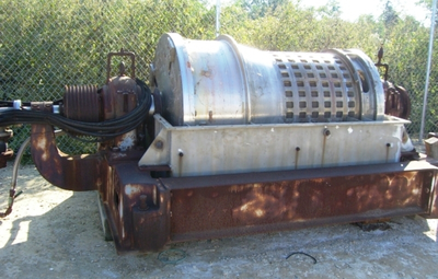 Bird 40 x 60 screen bowl decanter centrifuge, 304SS.