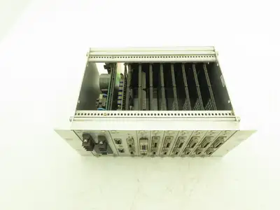 Fuji Electric FCS4 PWR 2SRV CPU 2416N 2416P PLC Assembly Rack 6 Card Slots