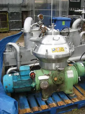 (2) Westfalia SA 20-06-076 sanitary clarifier centrifuges, 316 SS.