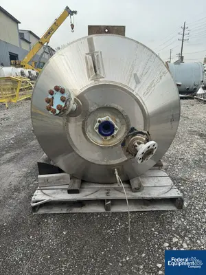 USED Pfaudler 100 Gal Pfaudler Glass Lined Reactor, 150/125#