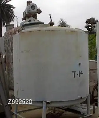 Tank, 450 Gallon, S/st, 4'4" X 4'4", Agit, Jkt, Dish Heads, #Z692520