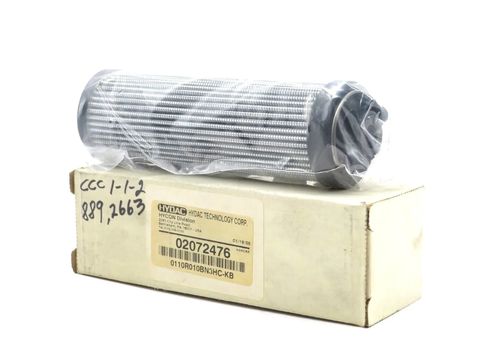 NEW HYDAC 0110R010BN3HC FILTER ELEMENT 250 PSID 0110R010BN3HC-KB 0207246
