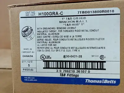 NEW THOMAS & BETTS H100GRA-C