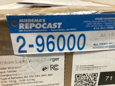 Used _UNKNOWN_ _UNKNOWN_ Battery Chargers Michigan US | Miedema Asset Management Group #1295826