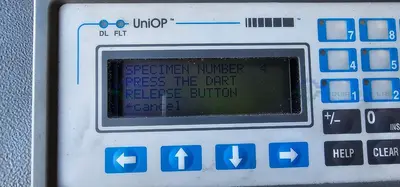 USED ATLAS POLYMER EVALUATION DDI/TE  DART DROP IMPACT TESTER 115 V, 1PH