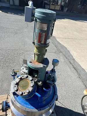 Reactor, 20 Gallon, Glass Lined, De Dietrich, 150 PSI, Jacketed, Agitated #S744733