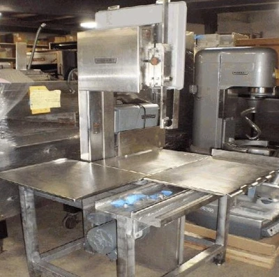 82-0067 Hobart 5801 Refurbished Meat Saw w Stainless Top