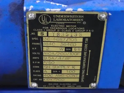 Used BALDOR CDX7200 D.C. Motors Ohio US | HGR 24 #729831