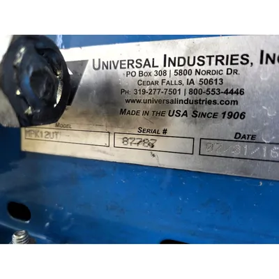 Used UNIVERSAL INDUSTRIES MPK12UT Belt Conveyors West Virginia US | JM Industrial #1349109