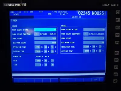 USED 2002 MORI SEIKI ZT 2500