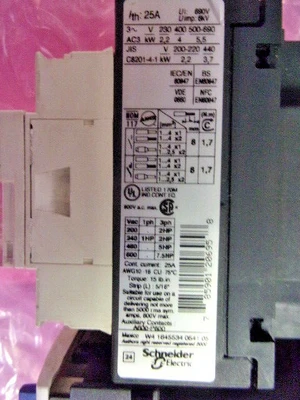 USED Telemecanique LC1 D09 Contactor WITH LRD 12
