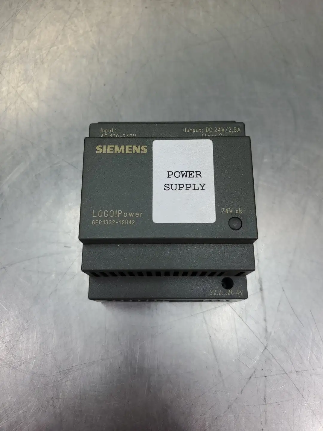 Used Siemens 6EP1332-1SH42 LOGO!Power 24VDC Power Supply DIN Rail Power Supplies South Carolina US | Palmetto Automation #1161139