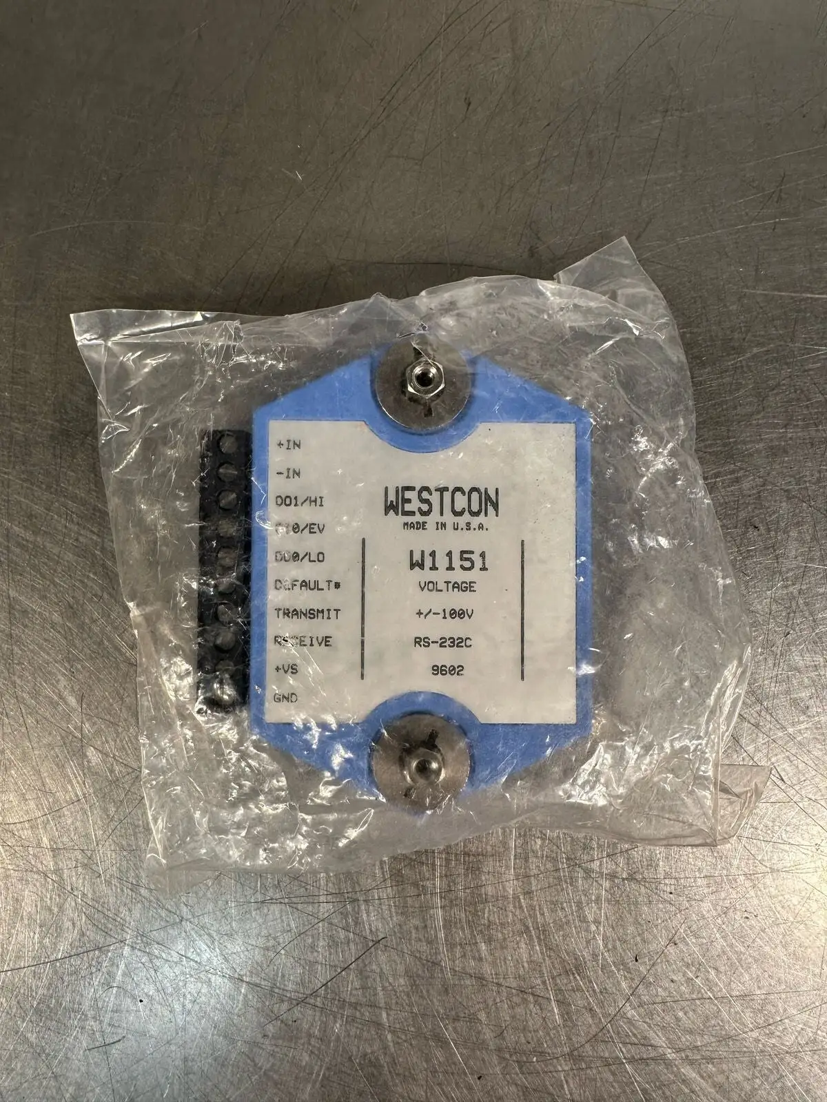 Westcon RS-232C W1151 Voltage +/-100V (6.2.2)