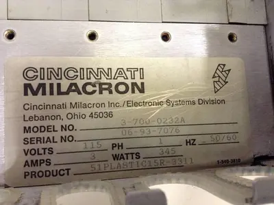 USED CINCINNATI MILACRON 3-700-0232A