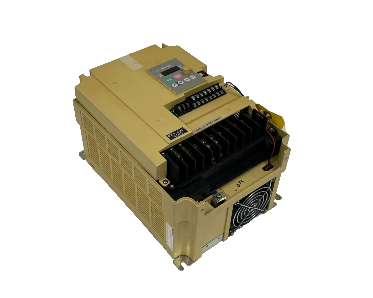 USED TOSHIBA VFS7-4055UPL TRANSISTOR INVERTER DRIVE 380/460V 13A