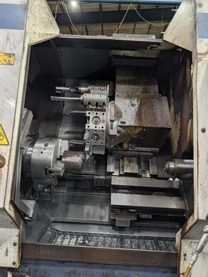 Mori Seiki SL-65 CNC Lathe 220/3/60, W/ Mori Seiki MSC-516 Control; W/ Hyd Unit; W/ Chip Conveyor;