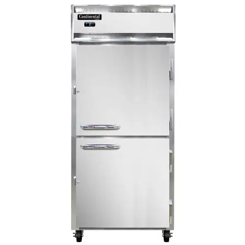 Continental 1FXNSSHD 36 1/4" One Section Reach In Freezer, (2) Right Hinge Solid Doors, 115v