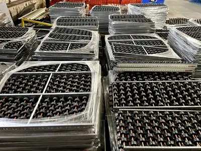 BULK QTY OF ROLLER RACKING W/ BEAMS
