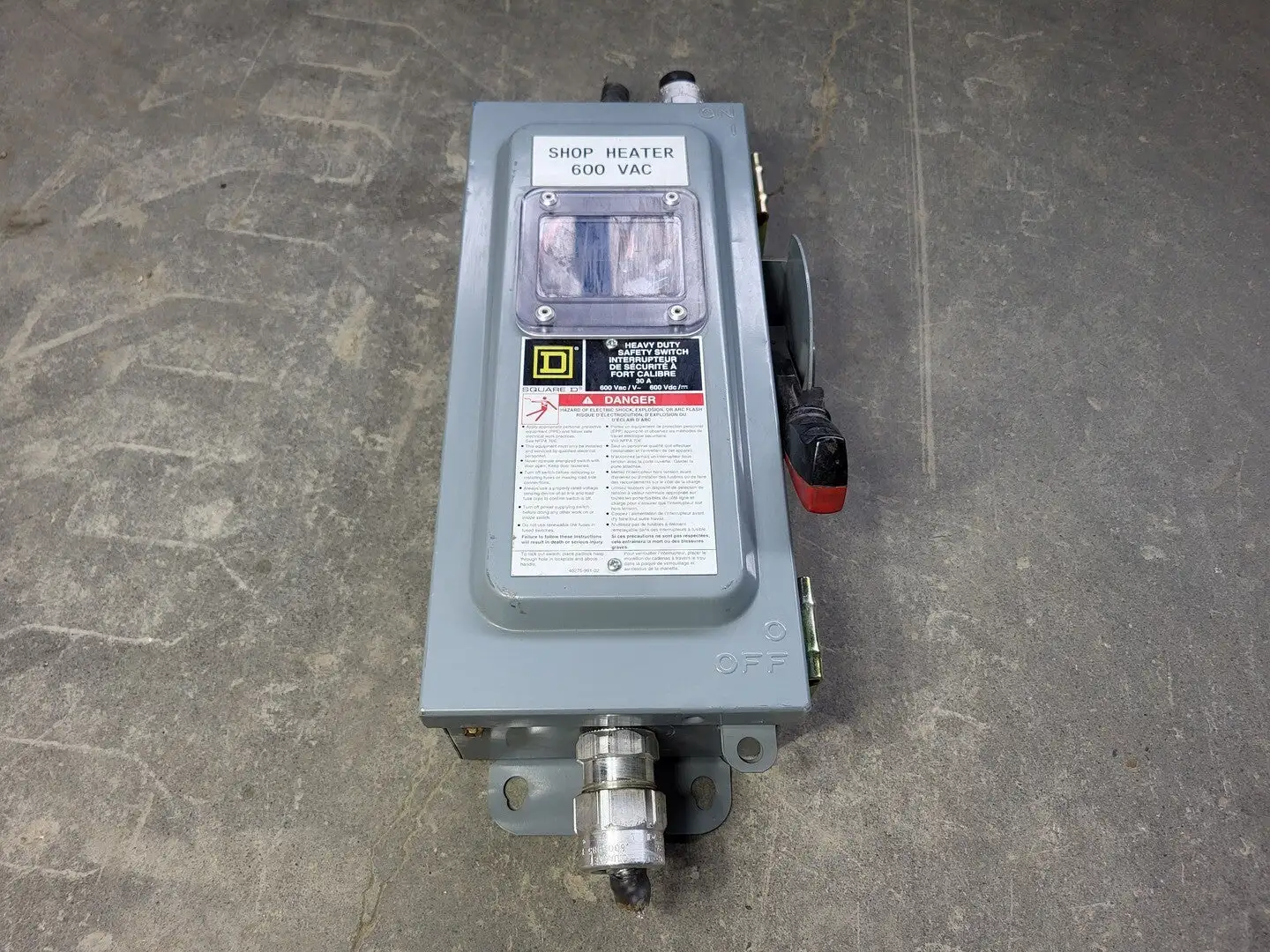 USED SQUARE D CH361AWK