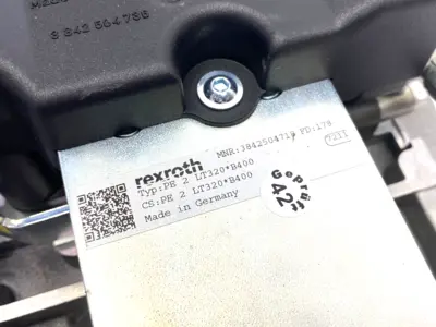 USED BOSCH REXROTH WORKPIECE PALLET PE 2 POSITIONING UNIT, 400 X 320
