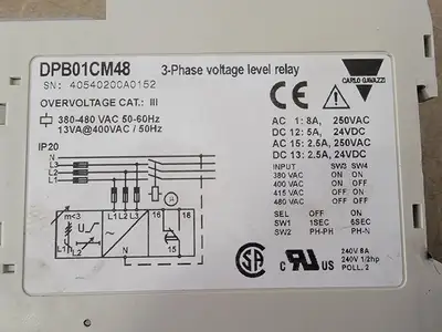 USED CARLO GAVAZZI DPB01CM48