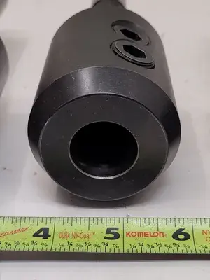 R-8 SOLID HOLDERS SET OF 9 - VARIOUS SIZES AND TYPES (END MILL HOLDERS, STUB, ARBOR)