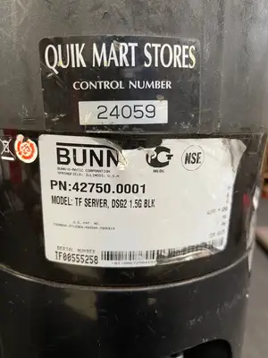 Used Bunn Used Bunn 42750.0001 ThermoFresh® 1.5 Gallon Digital TF Coffee Server Coffee Equipment Illinois US | Falcon Restaurant Supply #1376384
