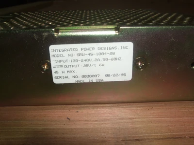 USED INTEGRATED POWER DESIGNS SRW-45-1002