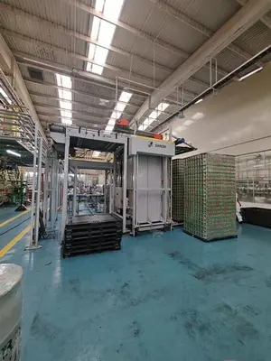 Complete Beverage Can Line with Sarcmi 20 Valve Can Filler / Comaco 4 Head Seamer