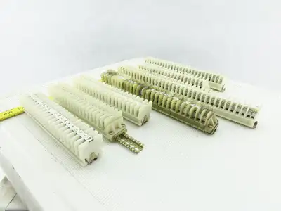 Allen Bradley 1492-CA Electric Terminal Block W/DIN Rail Lot of 166