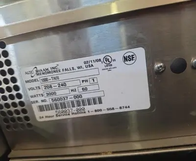 USED ALTO SHAAM 1000 TH/11