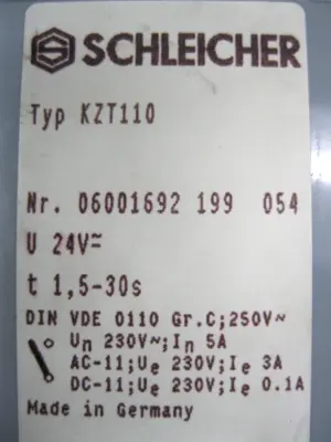 USED Schleicher KZT110