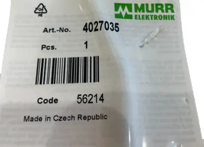 NEW MURR ELEKTRONIK 27035 SOCKET INSERT 4027035, 27106