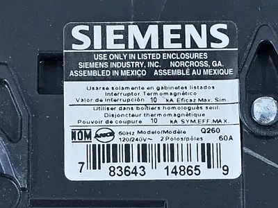 USED SIEMENS Q260