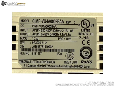 NEW YASKAWA CIMR-VU4A0002BAA