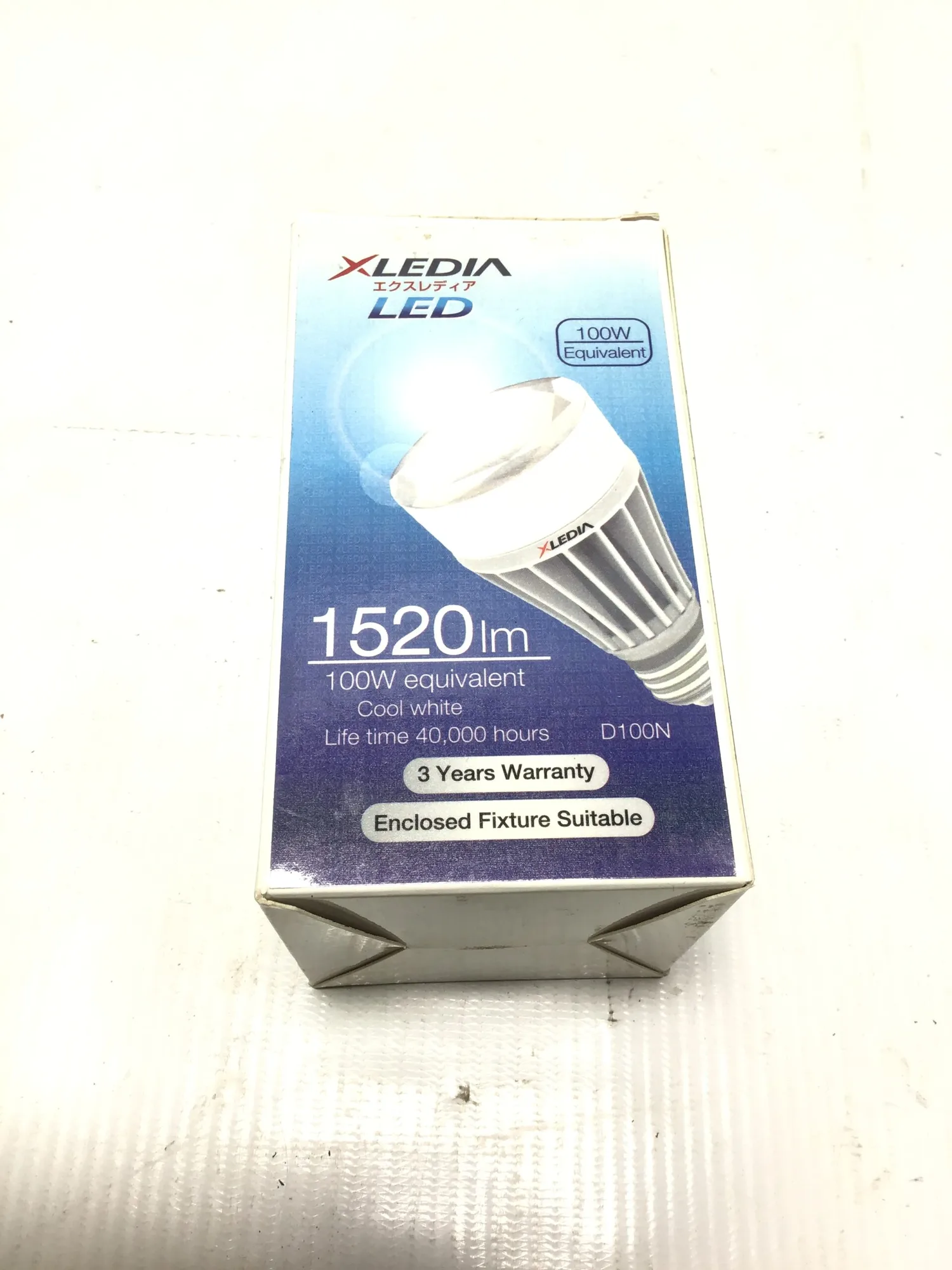 XLEDIA D100N Cool White 152 lm 15 Watt LED Light Bulb
