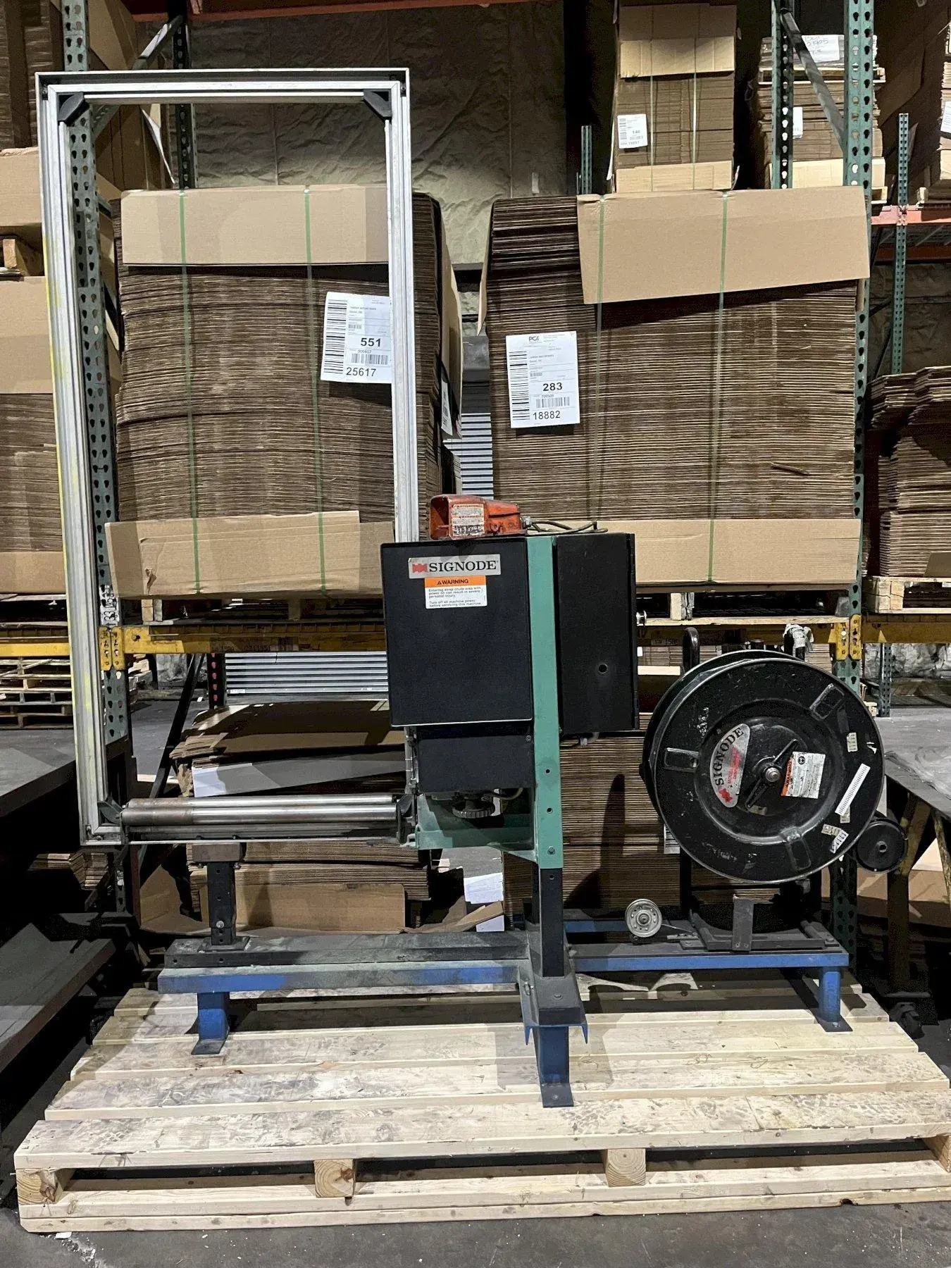 SIGNODE MCD-510 LF AUTOMATIC BANDING MACHINE: YOBRO #25118
