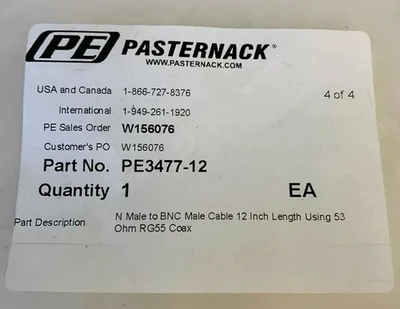NEW Pasternack PE3477-12