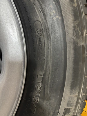 Used TIRES WITH 230 MILES ON THEM WITH RIMS. CAME OF GMC 2500 _UNKNOWN_ Wheels & Tires Michigan US | Miedema Asset Management Group #1419283