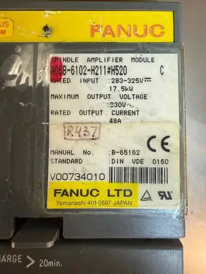 Fanuc A06B-6102-H211#H520 Servo Amplifier B-65162 (12.5.4)