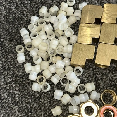 Extra Large Assorted Lot of Connectors Various Elbows,Tees,Straight,etc