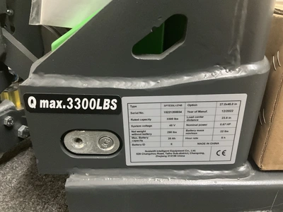 Used NOBLELIFT 48V ELECTRIC PALLET JACK Electric Pallet Trucks Michigan US | Miedema Asset Management Group #1475761