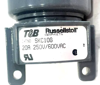 NEW T&B RUSSELLSTOLL SKC10G FEMALE CONNECTOR 20A 250V 600VAC