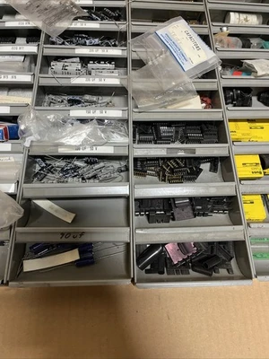 Huge Electrical Lot Circuit Board Repair Resistors, Transitors, Chips, Fuses