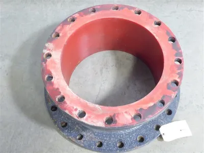Unbranded Urethane Lined Pipe Adapter 20" to 16" 150 lb Suction Capacity Surplus