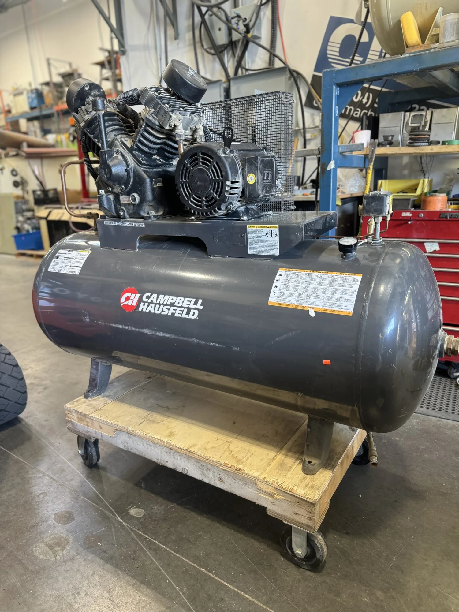 10 HP Campbell Hausfeld Compressor