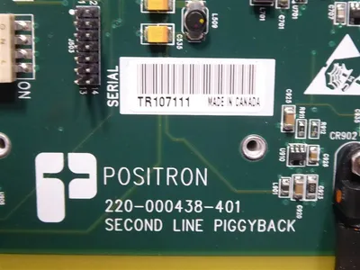 Positron 00438 Teleline Second Line Piggyback Board 220-000438-401 Rev 16 Used